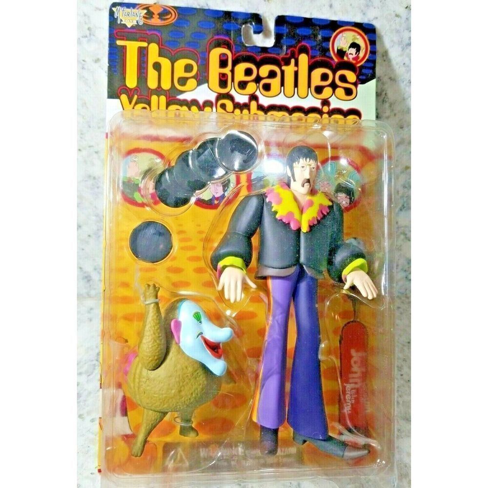 McFarlane Toys The Beatles Yellow‎ Submarine John with Jeremy Vintage New NOS